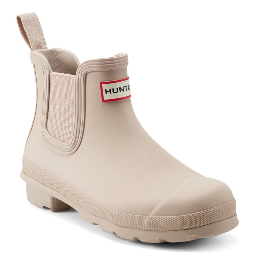 Hunter Chelsea Light Natural Ankle Rain Boots